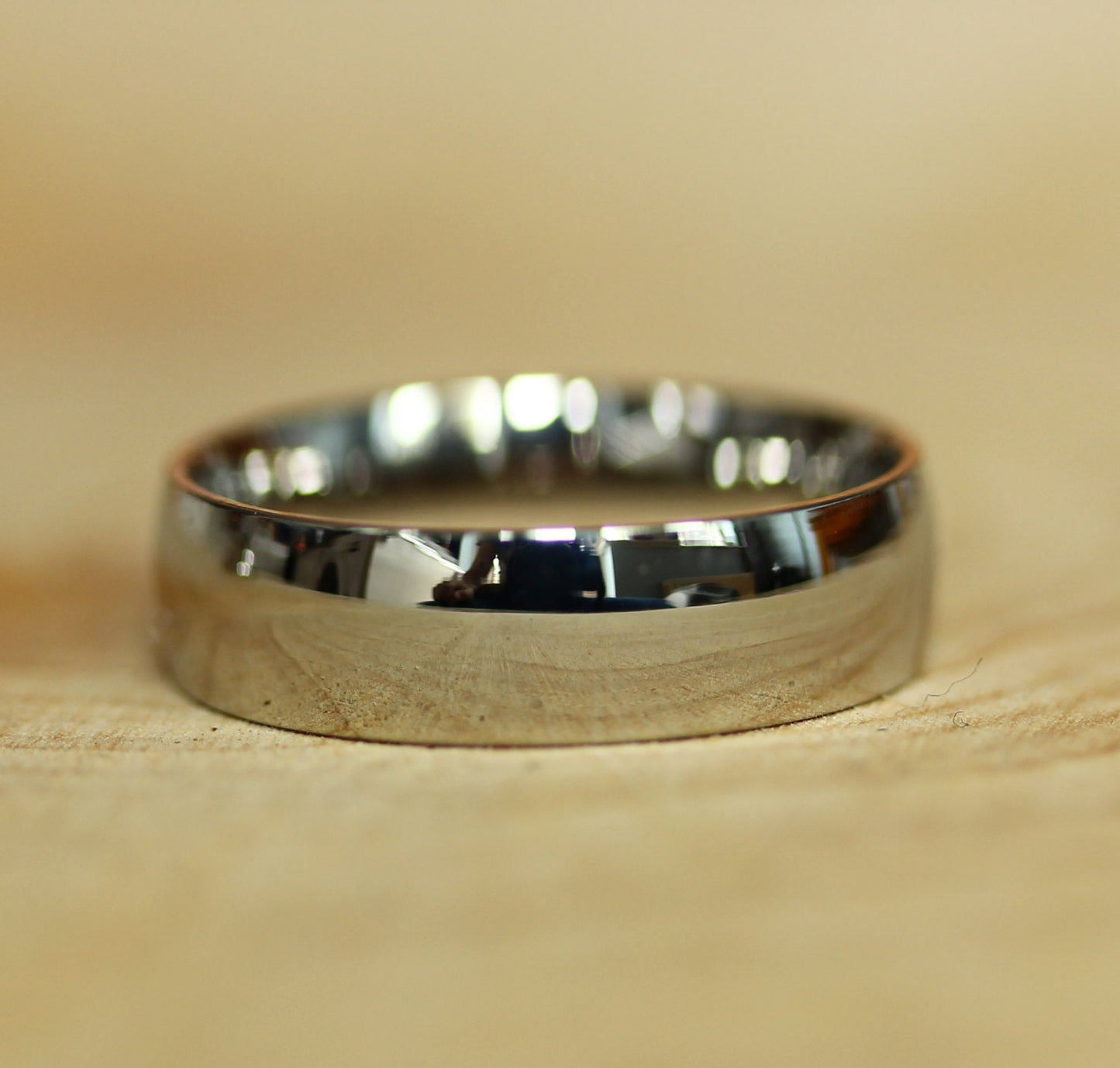 7mm titanium Comfort Fit Mens / Womens Plain band Wedding Ring